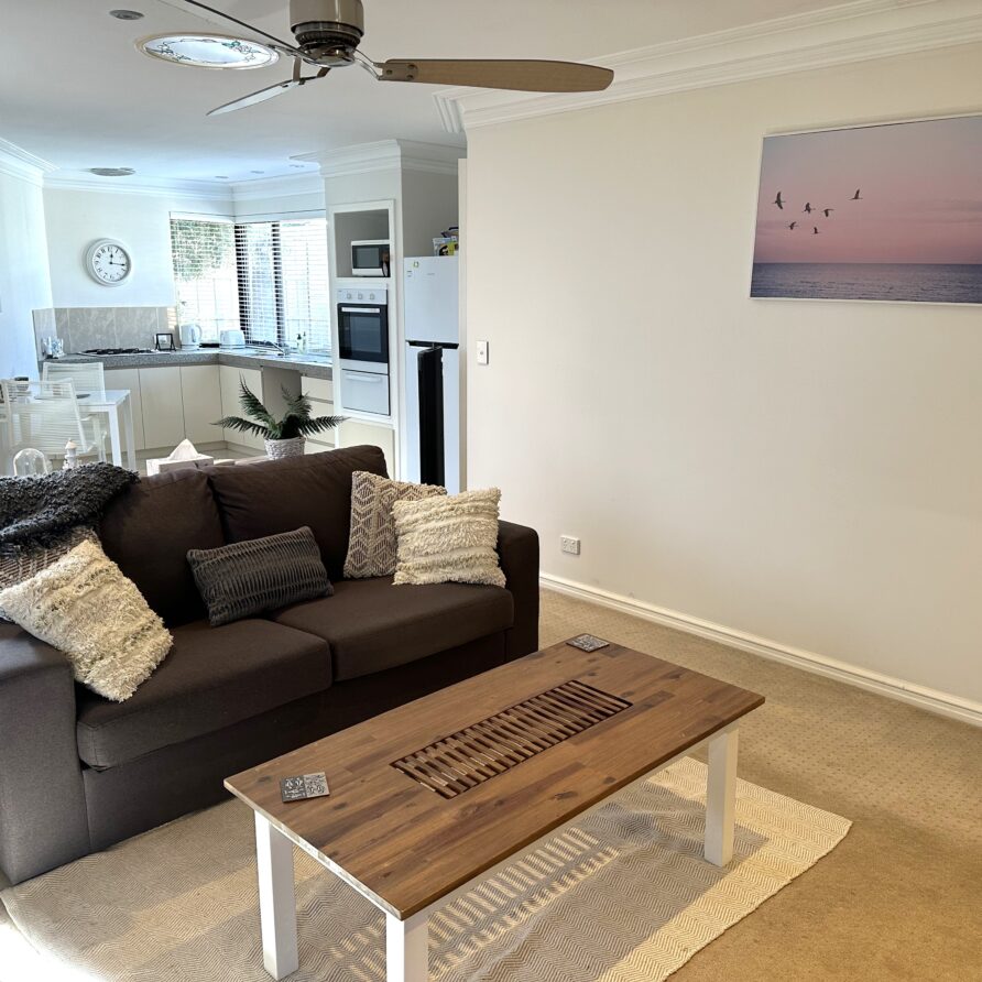 Beach retreat lounge taken 27 june 2023  perth holiday stays