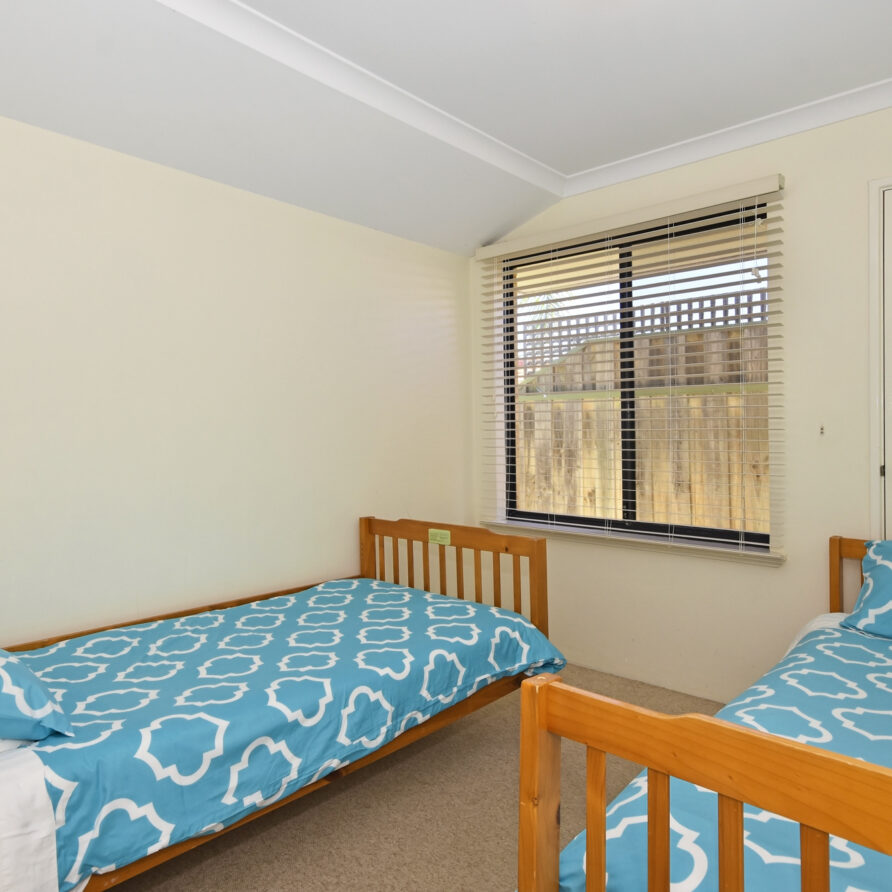 Bedroom four with two single beds  perth holiday stays Bedroom four with two single beds