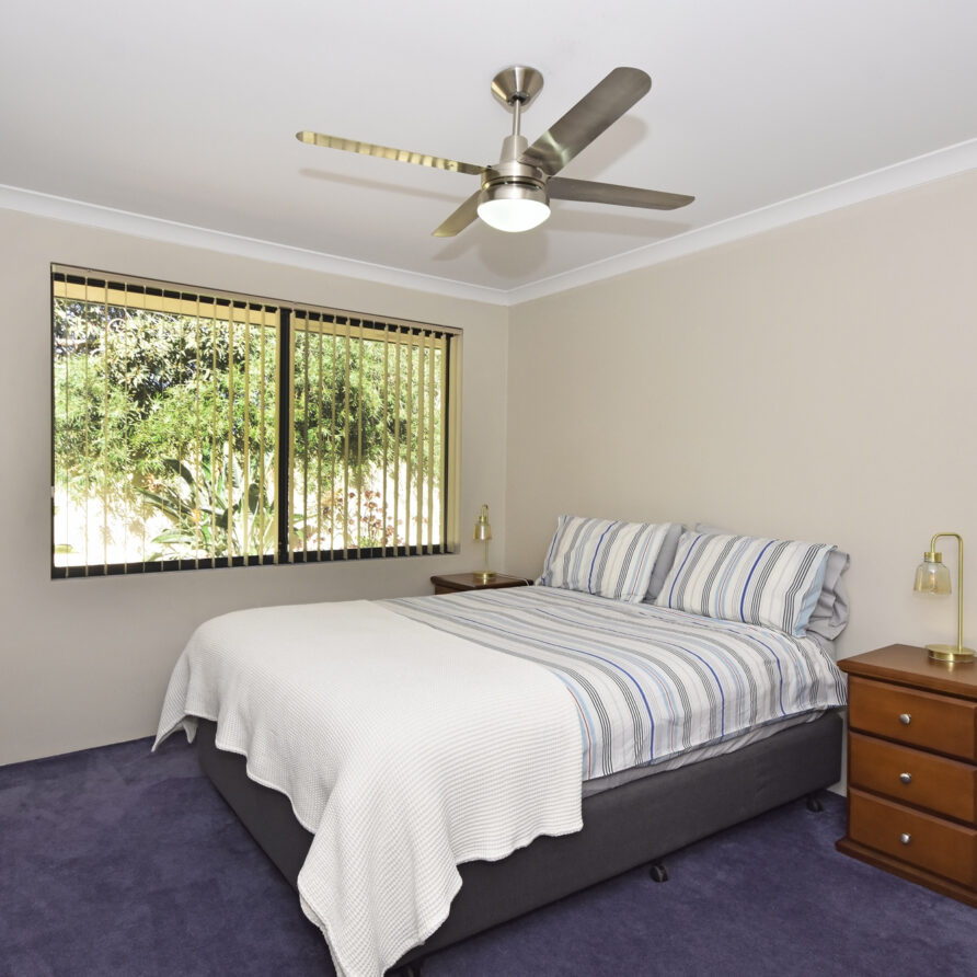 Bedroom three has a queen bed  perth holiday stays Bedroom three has queen bed