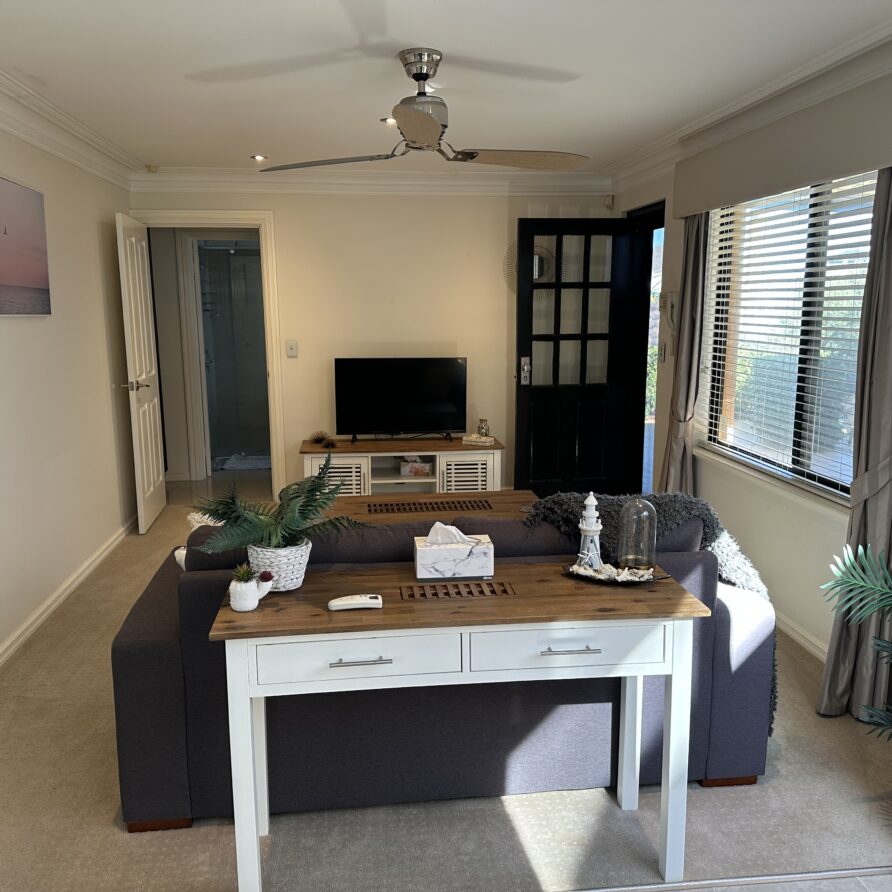 Different view of lounge at beach retreat  perth holiday stays