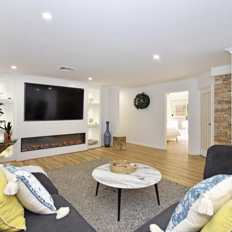 Wow chill and watch a movie on this huge tv  perth holiday stays Wow chill and watch a movie on this huge tv