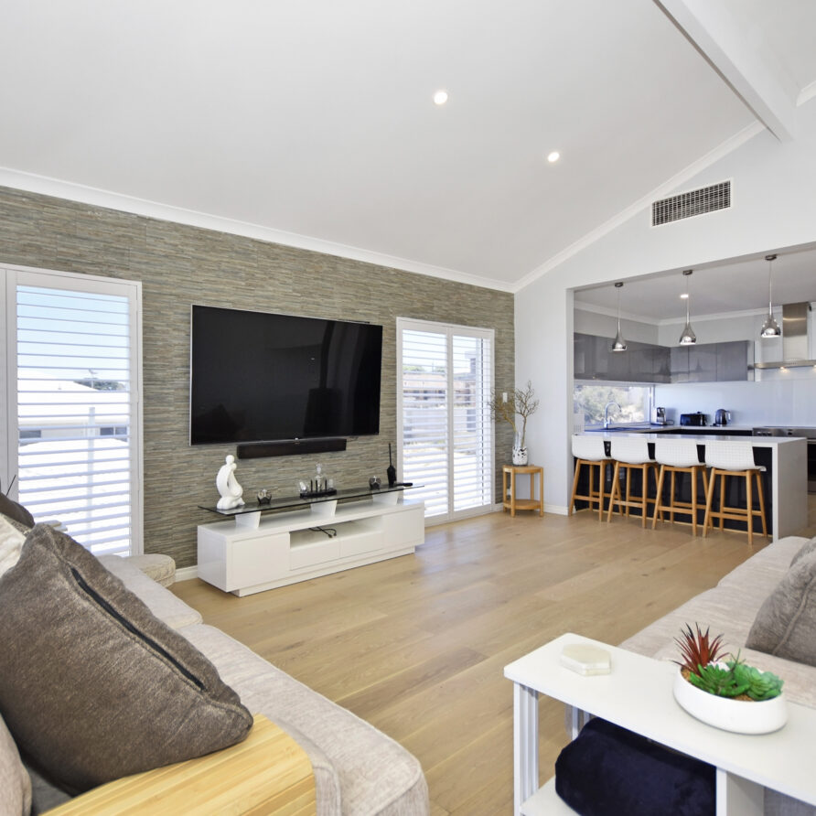 Family lounge on first level  perth holiday stays Family lounge on first level