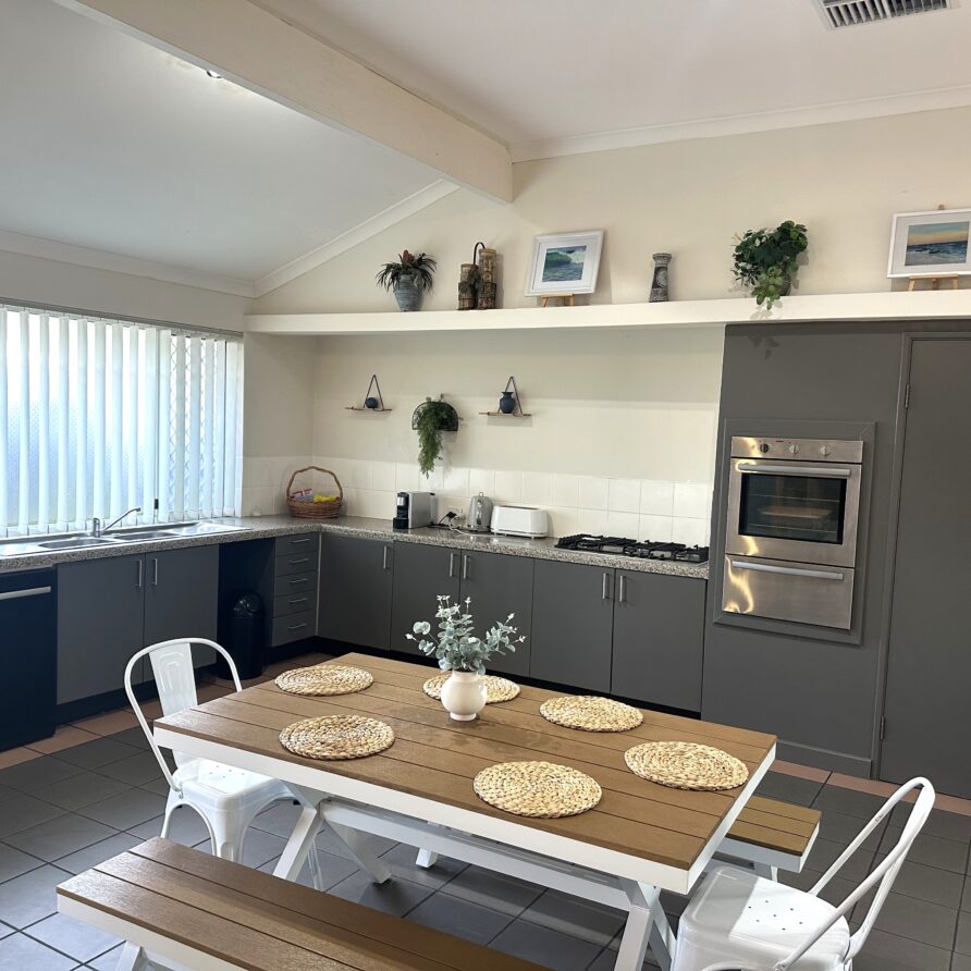 Fully fitted kitchen complete with dishwasher  perth holiday stays Fully fitted kitchen complete with dishwasher and large fridge freezer